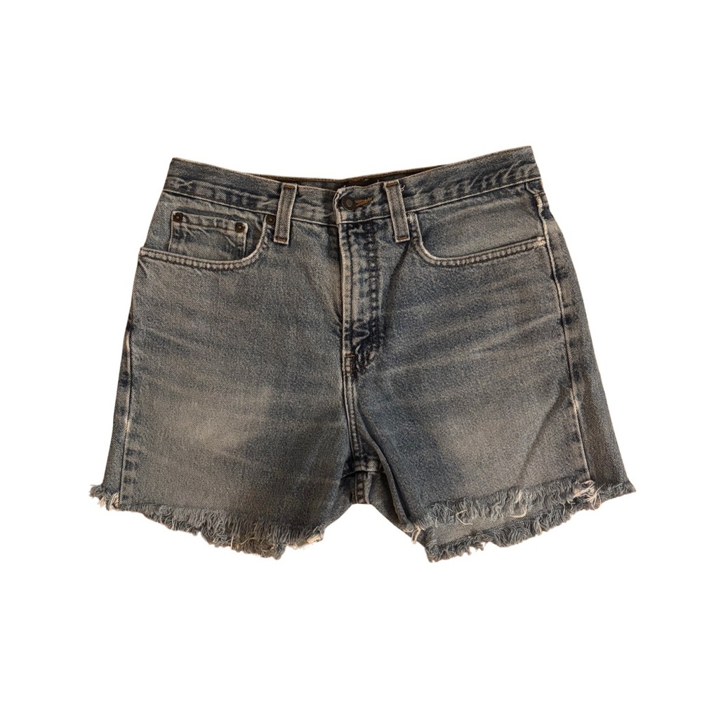 Nevada Frayed Hem Denim Shorts